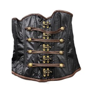 Vintage Goth Corset Size 28 Cosplay Ren Faire Period Costume Steampunk Black